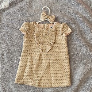 Janie and jack dress + bow